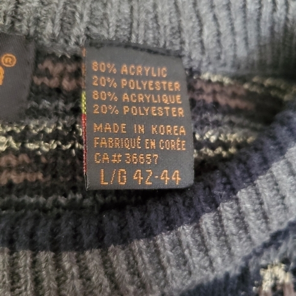 Vintage Jantzen Unisex Knit Sweater Size Large - Picture 6 of 6